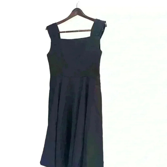 Rani Dress Black Size XL Fit and Flare Midi little black dress - Picture 3 of 4